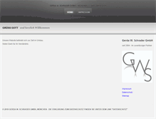 Tablet Screenshot of gws-gmbh.com